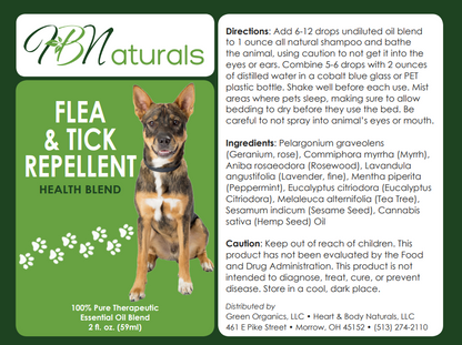 Flea & Tick Repellent Essential Oil