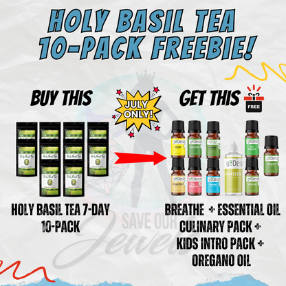 Holy Basil Tea - 60 Servings. Buy 3, Get 1 Free