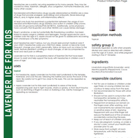 Lavender Ice Soothing Essential Oil Blend for Migraines and Headaches