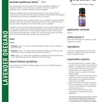 Lavender Oregano Essential Oil