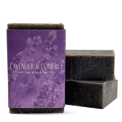 Luxury Organic Hair & Body Bars - 6 Types. Lasts a full month!