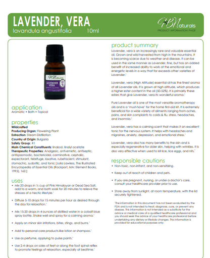 Lavender Vera Essential Oil