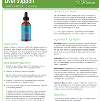 Liver Support - Assists and Supports Healthy Liver Function