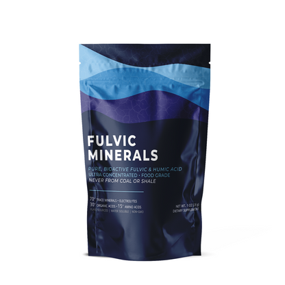 Fulvic Acid Mineral Liquid & Powder - Chelates Heavy Metals, 70+ Minerals & Electrolytes (Lasts 3-4 Months)