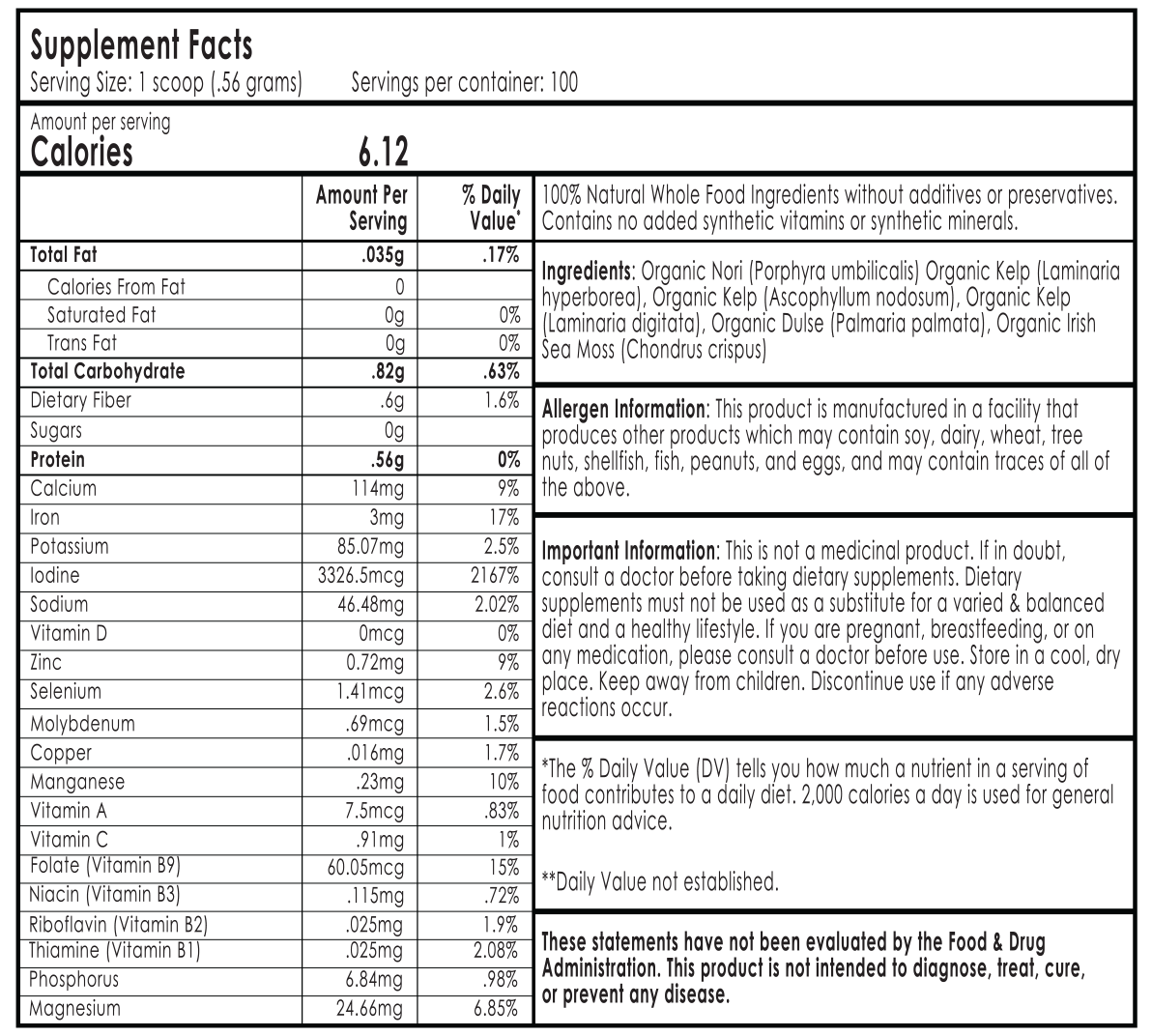 Vital Core Trio - Contains 70 Trace Minerals, 16 Essential Vitamins, 12 Essential Amino Acids, & 2 Essential Fatty Acids