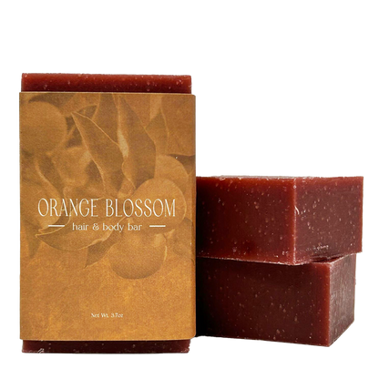 Luxury Organic Hair & Body Bars - 6 Types. Lasts a full month!