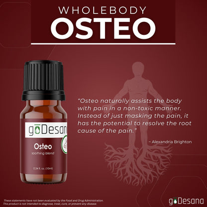 Osteo Soothing Essential Oil Blend - For Rheumatism, Arthritis, Gout (Anti-Hematoma)