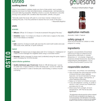 Osteo Soothing Essential Oil Blend - For Rheumatism, Arthritis, Gout (Anti-Hematoma)