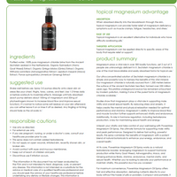Topical Magnesium Oils - 75,000 mg per 4 oz Bottle