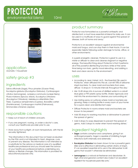 Protector Anti-Septic & Anti-Bacterial Essential Oil