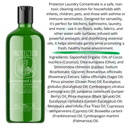 Non-Toxic Laundry Concentrate Set – Safe for Kids & Pets | Natural & Plant-Based (32 Loads)