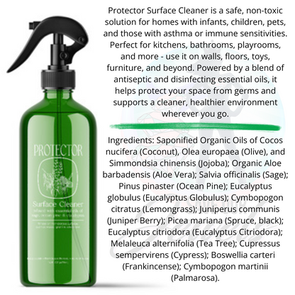 Eco-Friendly Surface Cleaner Trio – Plant-Based, Non-Toxic | Safe for Kids & Pets