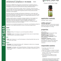 Ravintsara Essential Oil - Great for the Flu, Shingles, and Herpes