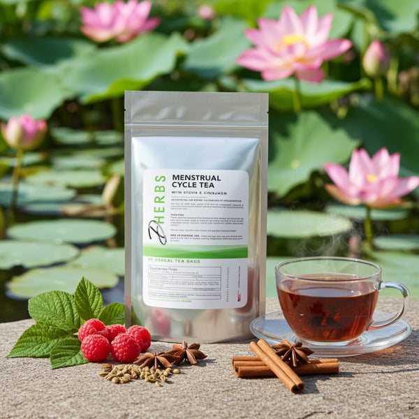 Menstrual Cycle Tea - Balances Hormones and Regulates the Menstrual Cycle
