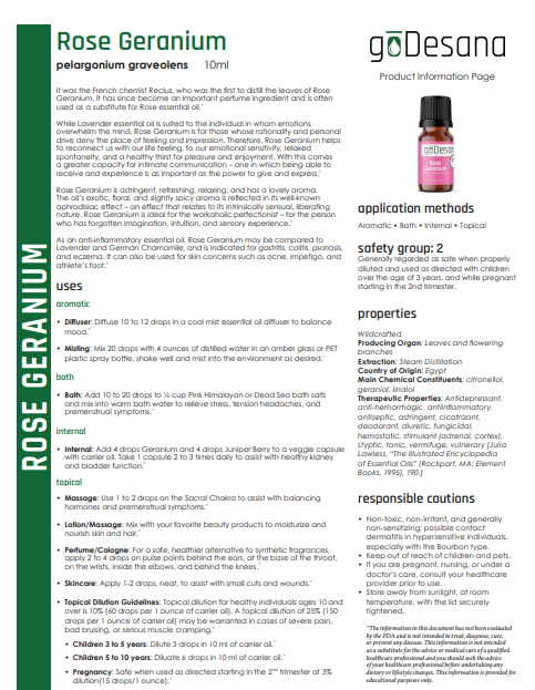 Rose Geranium Essential Oil