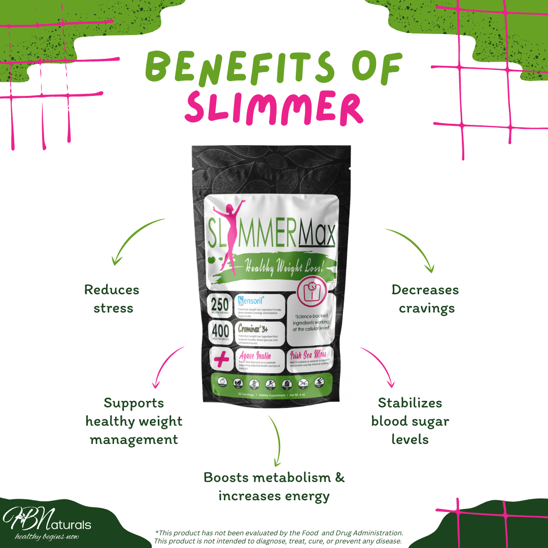 Slimmer Max Weight Loss Superfood Blend (Includes Irish Sea Moss) - 30 Servings