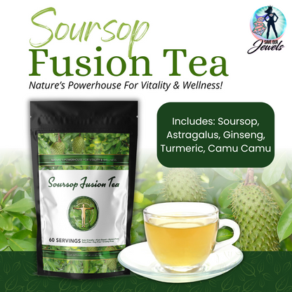 Soursop Fusion Tea - For Cellular Health, Stress, Inflammation, Energy - Subscribe & Save