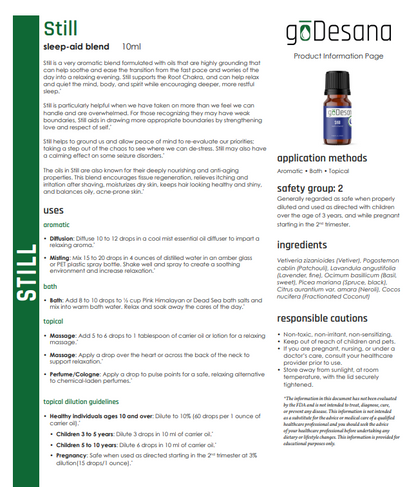 Still Relaxation & Sleep Aid Essential Oil Blend
