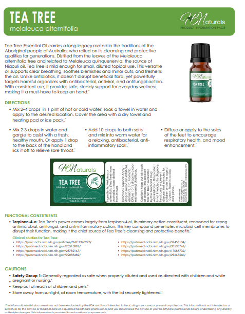 Tea Tree Essential Oil