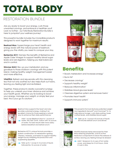 Heart Health, Metabolism & Detox Bundle - Includes Three FREE Products