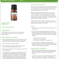 Tri Remedy Protective Essential Oil Blend - For Colds, Flu, Viruses