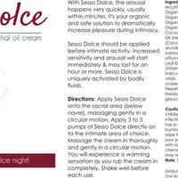 Sesso Dolce Intimacy Cream