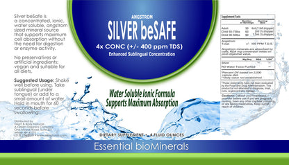 Silver beSafe Essential Biomineral - Natural Antibiotic