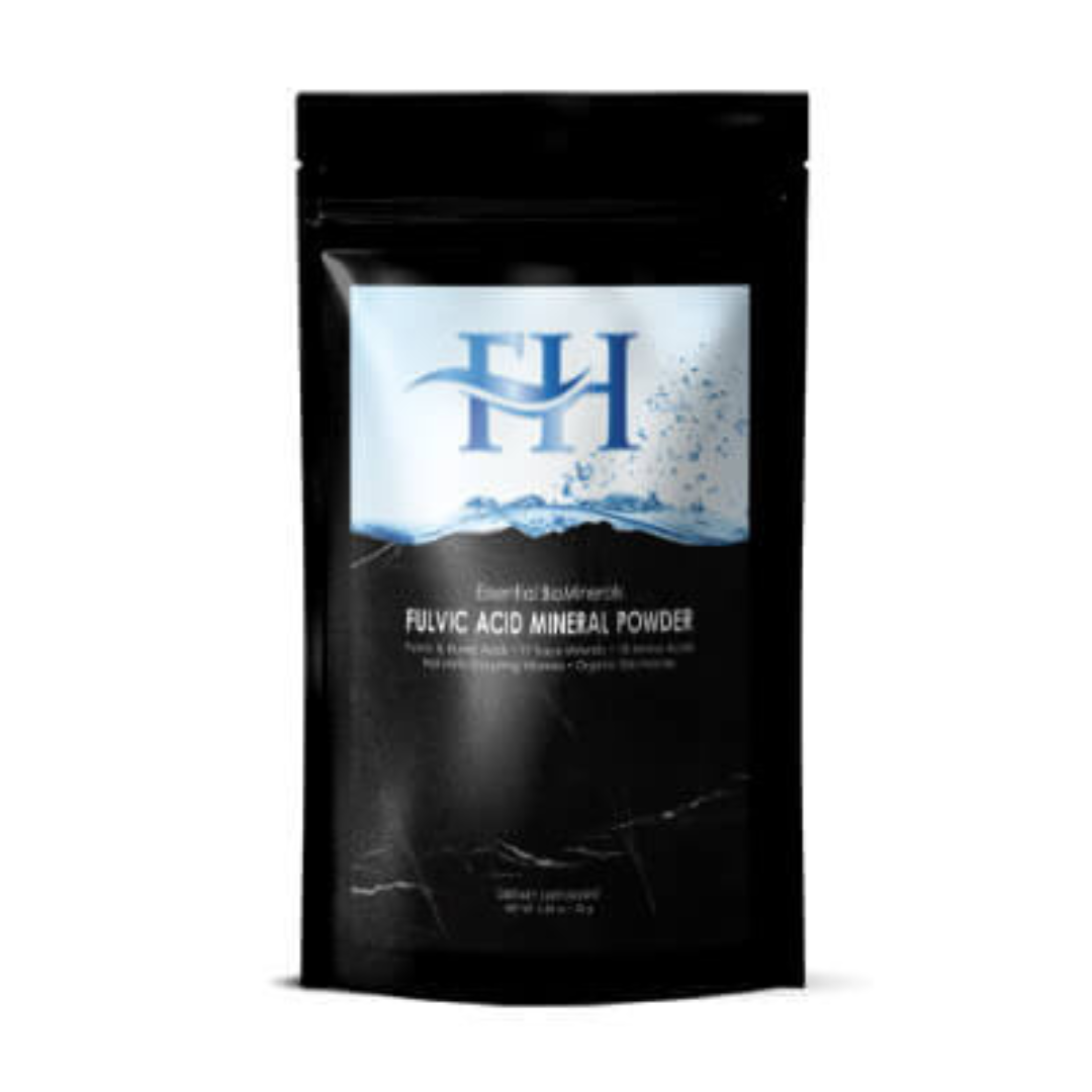 Fulvic Acid Mineral Powder - Chelates Heavy Metals and Body Toxins